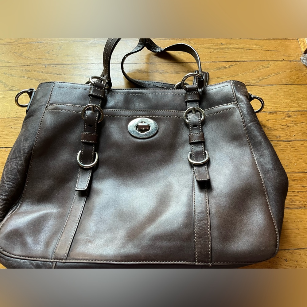 Coach leather bag